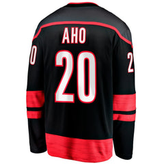 Sebastian Aho Carolina Hurricanes Fanatics Home Breakaway Jersey - Black - NHL