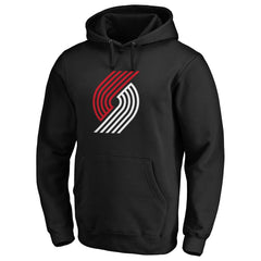 Portland Trail Blazers Primary Logo Pullover Hoodie Black - NBA
