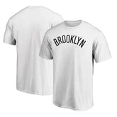 Brooklyn Nets Wordmark Alt T-Shirt White - NBA