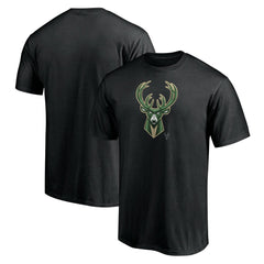 Milwaukee Bucks Midnight Mascot T-Shirt Black - NBA