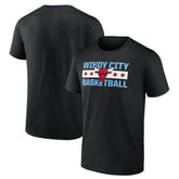Chicago Bulls Hometown Collection Windy City T-Shirt Black - NBA