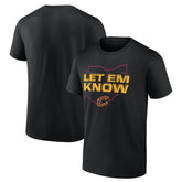 Cleveland Cavaliers Hometown Collection Let Em Know T-Shirt Black - NBA