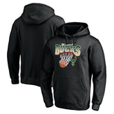 Milwaukee Bucks Balanced Floor Pullover Hoodie Black - NBA