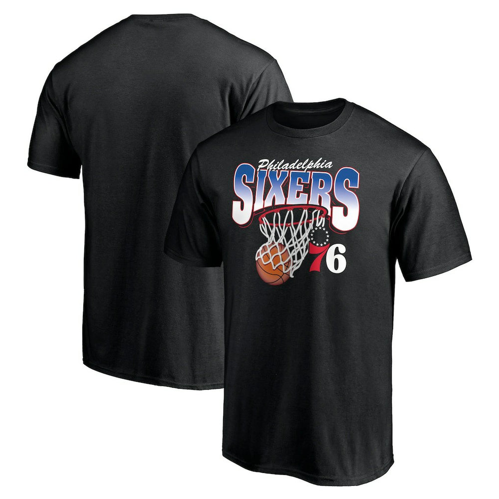Philadelphia 76ers Balanced Floor T-Shirt Black - NBA