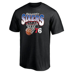 Philadelphia 76ers Balanced Floor T-Shirt Black - NBA