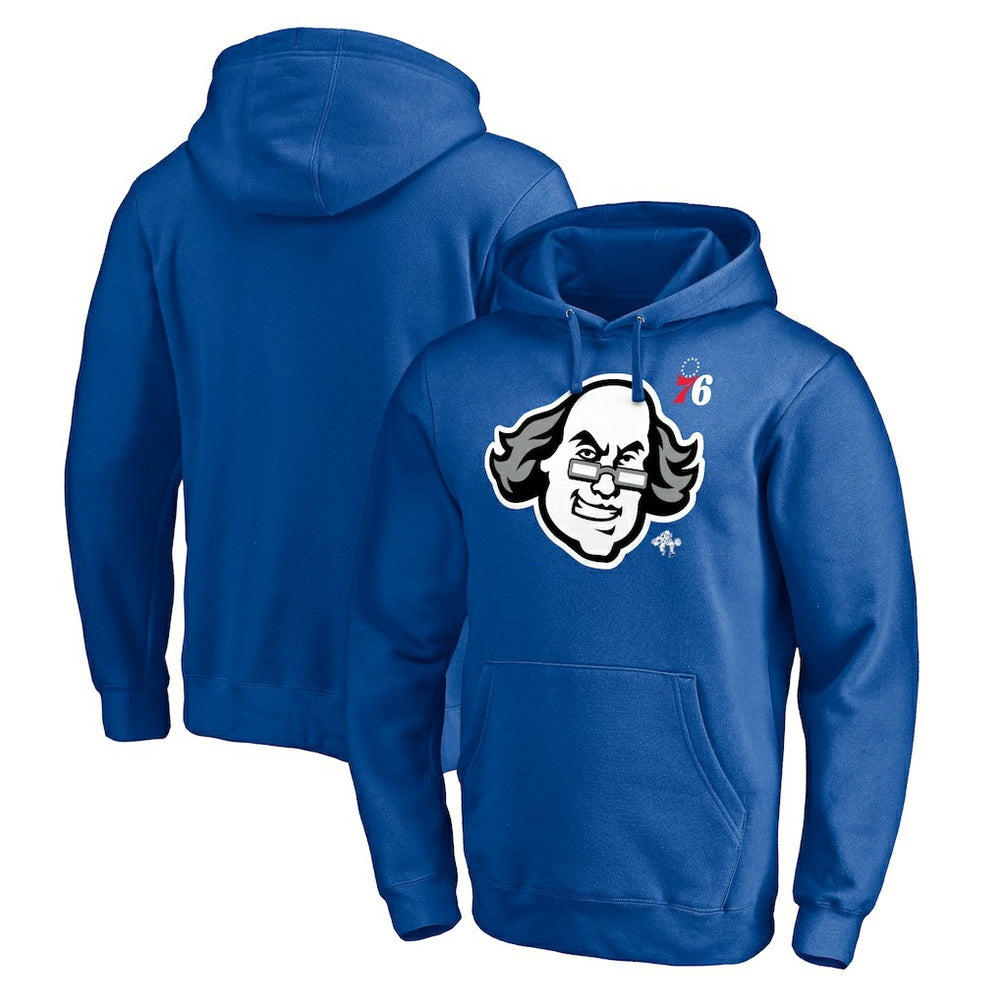 Philadelphia 76ers Hometown Collection Post Up Pullover Hoodie Royal - NBA