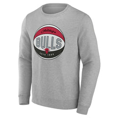 Chicago Bulls Hard Color Pullover Sweatshirt Gray - NBA