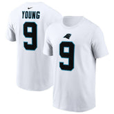 Bryce Young Carolina Panthers Player Name & Number T-Shirt White | Nike for Sale