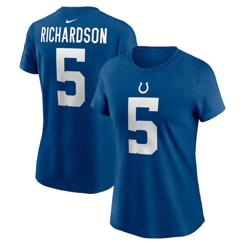 Anthony Richardson Indianapolis Colts Women's Player Name & Number T-Shirt Royal | Nike for Sale