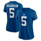 Anthony Richardson Indianapolis Colts Women's Player Name & Number T-Shirt Royal | Nike for Sale