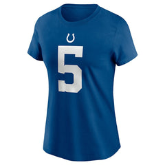 Anthony Richardson Indianapolis Colts Women's Player Name & Number T-Shirt Royal | Nike for Sale