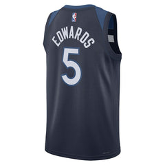 Anthony Edwards Minnesota Timberwolves Unisex Swingman Jersey Icon Edition Navy - NBA
