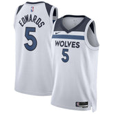Anthony Edwards Minnesota Timberwolves Unisex Swingman Jersey Association Edition White - NBA