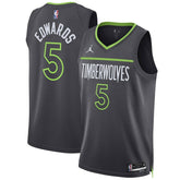 Anthony Edwards Minnesota Timberwolves Jordan Brand Unisex Swingman Jersey Statement Edition Charcoal - NBA