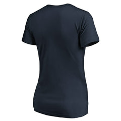 Chicago Bears Women's Script V-Neck T-Shirt Navy | NFL