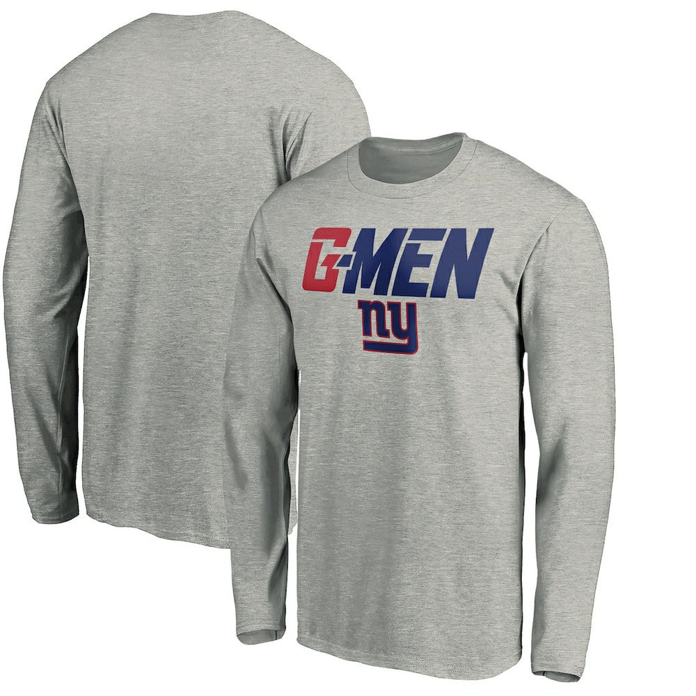 New York Giants Hometown Collection G-Men Long Sleeve T-Shirt Gray | NFL