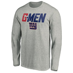 New York Giants Hometown Collection G-Men Long Sleeve T-Shirt Gray | NFL