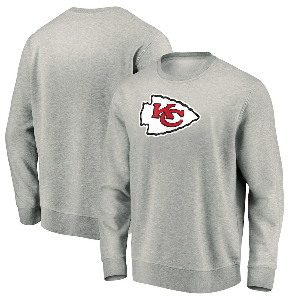 Kansas City Chiefs Pullover Sweatshirt Gray | NFL
