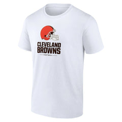 Cleveland Browns Team Lockup T-Shirt White | NFL