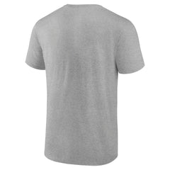 Las Vegas Raiders Team Lockup T-Shirt Heather Gray | NFL