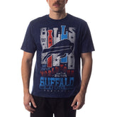 Buffalo Bills The Wild Collective Unisex Tour Band T-Shirt Navy | NFL