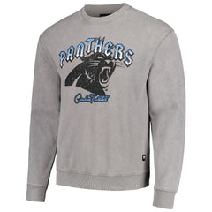 Carolina Panthers The Wild Collective Unisex Distressed Pullover Sweatshirt Gray | NFL