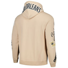 New Orleans Saints The Wild Collective Unisex Heavy Block Pullover Hoodie Cream | NFL
