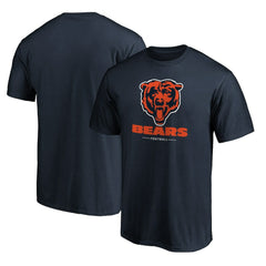 Chicago Bears Team Lockup T-Shirt Navy | NFL