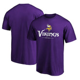 Minnesota Vikings Team Lockup T-Shirt Purple | NFL