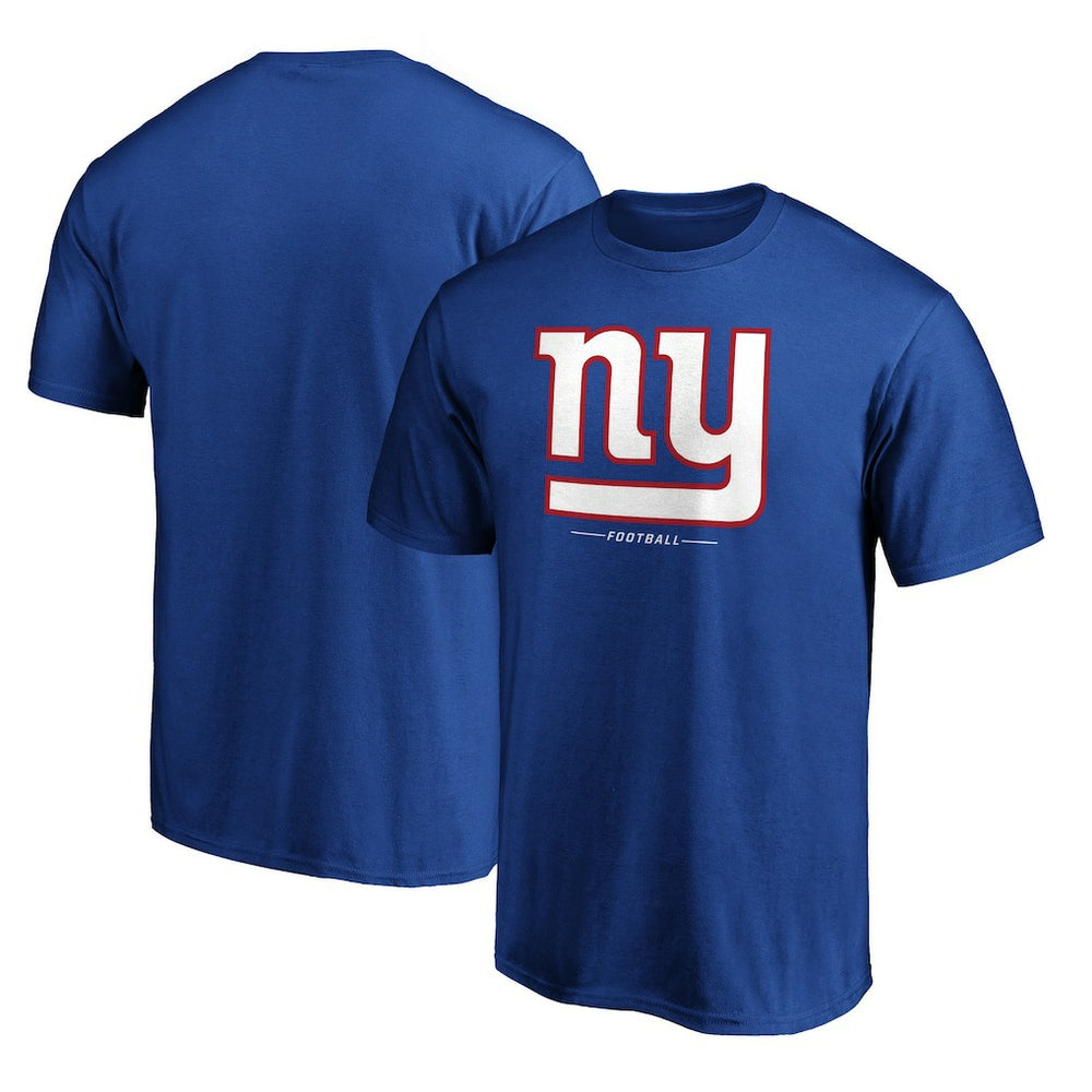 New York Giants Team Lockup T-Shirt Royal | NFL