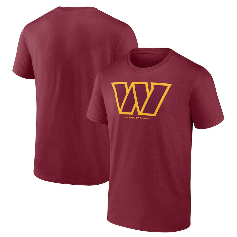 Washington Commanders Team Lockup T-Shirt Burgundy | NFL