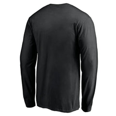 San Francisco 49ers Team Lockup Long Sleeve T-Shirt Black | NFL
