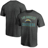 Los Angeles Chargers Victory Arch T-Shirt Heather Charcoal | Fanatics