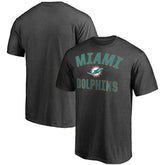 Miami Dolphins Victory Arch T-Shirt Heather Charcoal | Fanatics