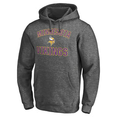 Minnesota Vikings Victory Arch Pullover Hoodie Charcoal | NFL