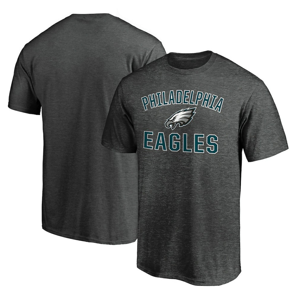 Philadelphia Eagles Victory Arch T-Shirt Heather Charcoal | Fanatics