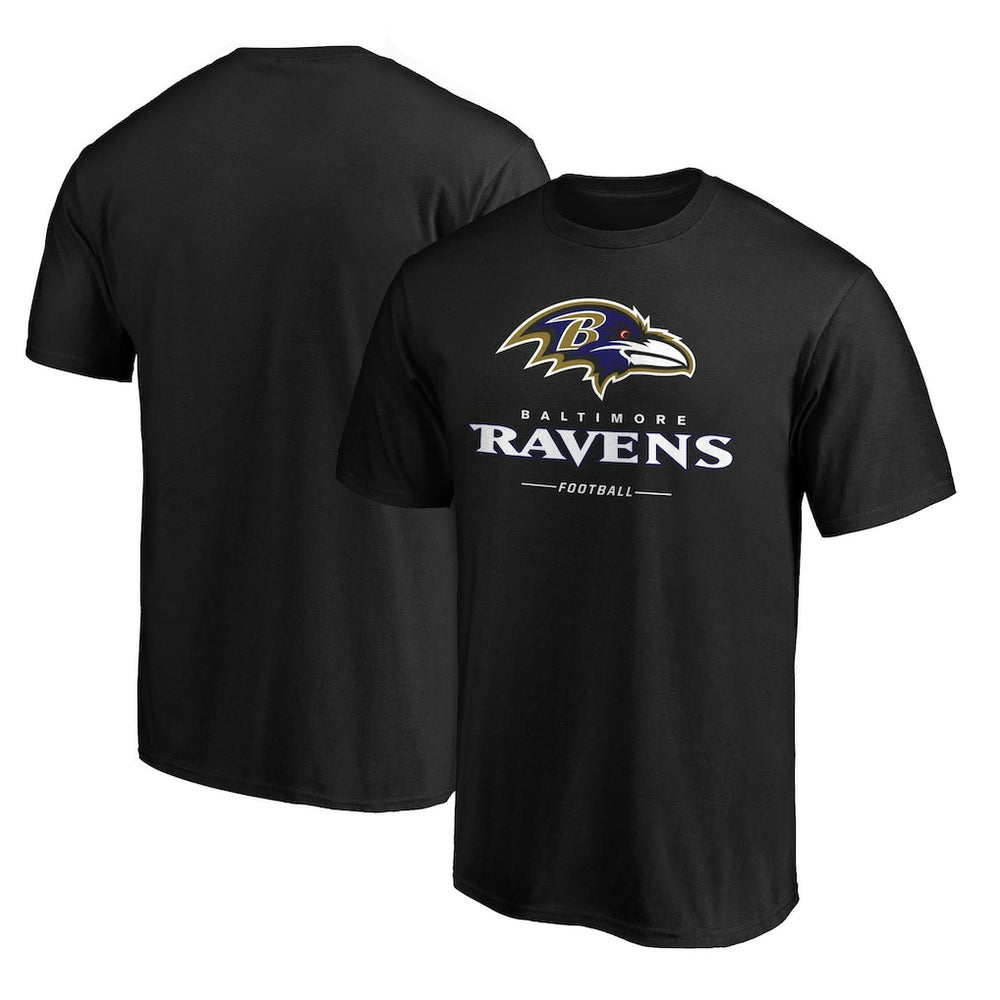 Baltimore Ravens Team Lockup T-Shirt Black | NFL