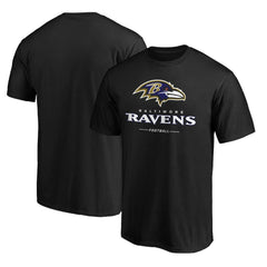 Baltimore Ravens Team Lockup T-Shirt Black | NFL