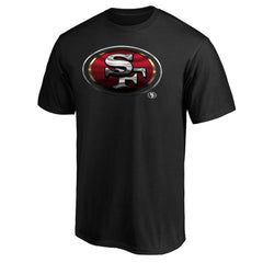 San Francisco 49ers Midnight Mascot Team Logo T-Shirt Black | NFL