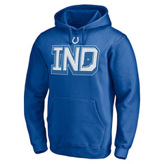 Indianapolis Colts Hometown Collection Sweep Pullover Hoodie Royal | NFL