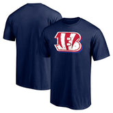 Cincinnati Bengals Red White and Team T-Shirt Navy | NFL