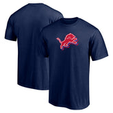 Detroit Lions Red White and Team T-Shirt Navy | NFL