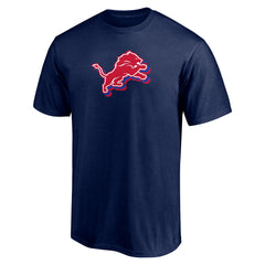 Detroit Lions Red White and Team T-Shirt Navy | NFL