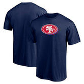 San Francisco 49ers Red White and Team T-Shirt Navy | NFL