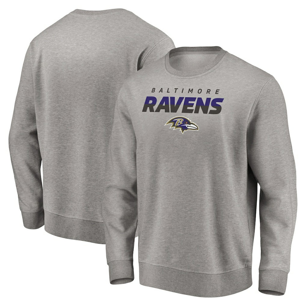 Baltimore Ravens Elevate Play Pullover Sweatshirt Gray | NFL