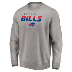Buffalo Bills Elevate Play Pullover Sweatshirt Gray | NFL