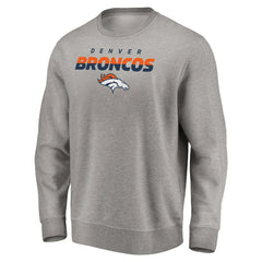 Denver Broncos Elevate Play Pullover Sweatshirt Gray | NFL