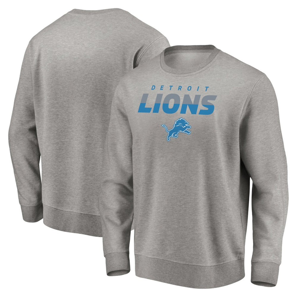 Detroit Lions Elevate Play Pullover Sweatshirt Gray | NFL