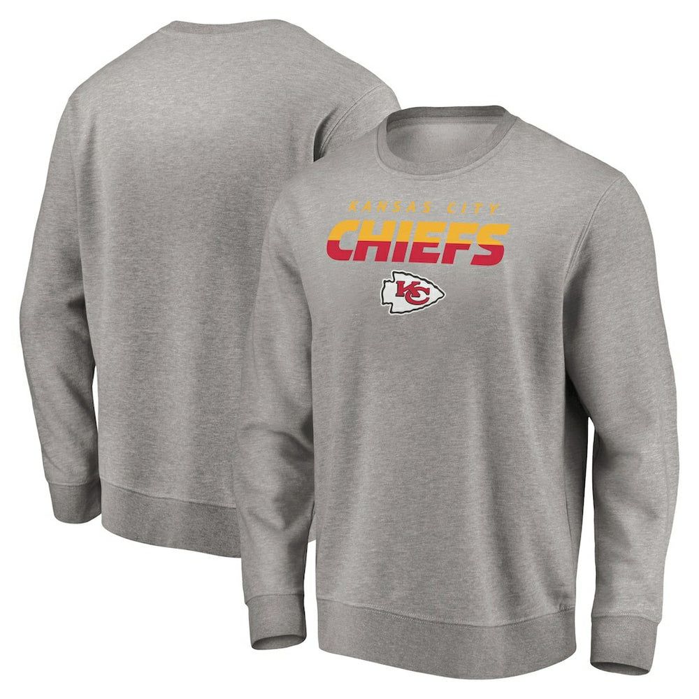 Kansas City Chiefs Elevate Play Pullover Sweatshirt Gray | NFL