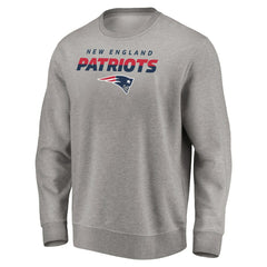 New England Patriots Elevate Play Pullover Sweatshirt Gray | NFL